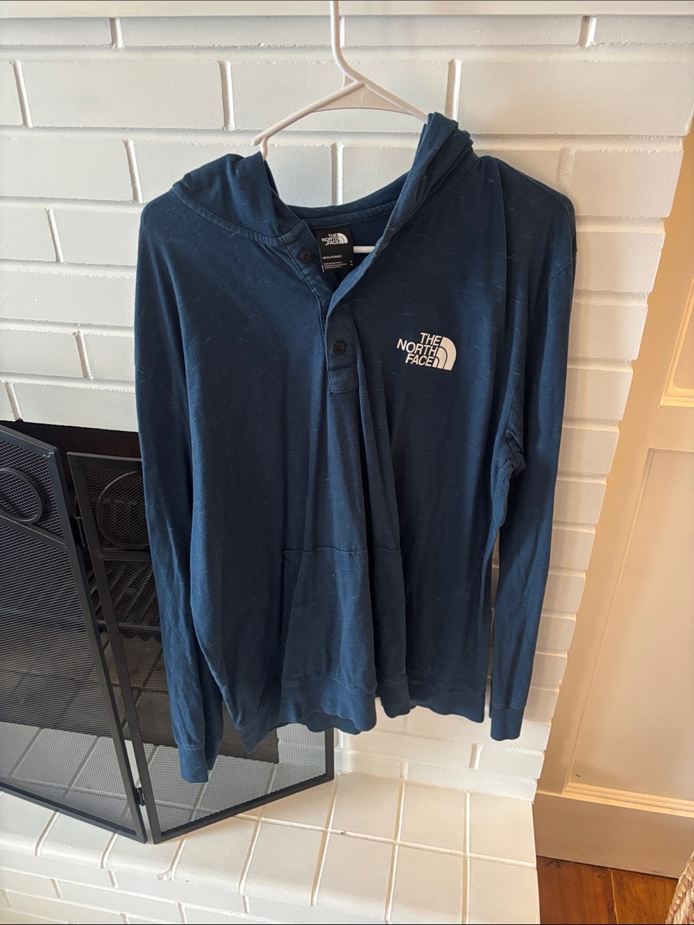 The North Face Men’s Navy Zip-Up Hooded Sweater